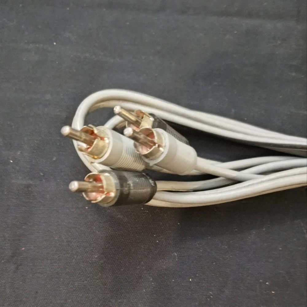 RCA jack cords with long tips